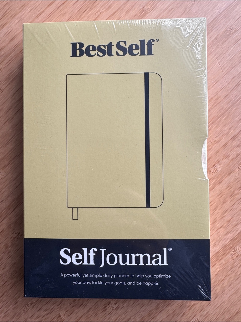 BestSelf Self Journal Daily Planner - Olive Green with Black Accent